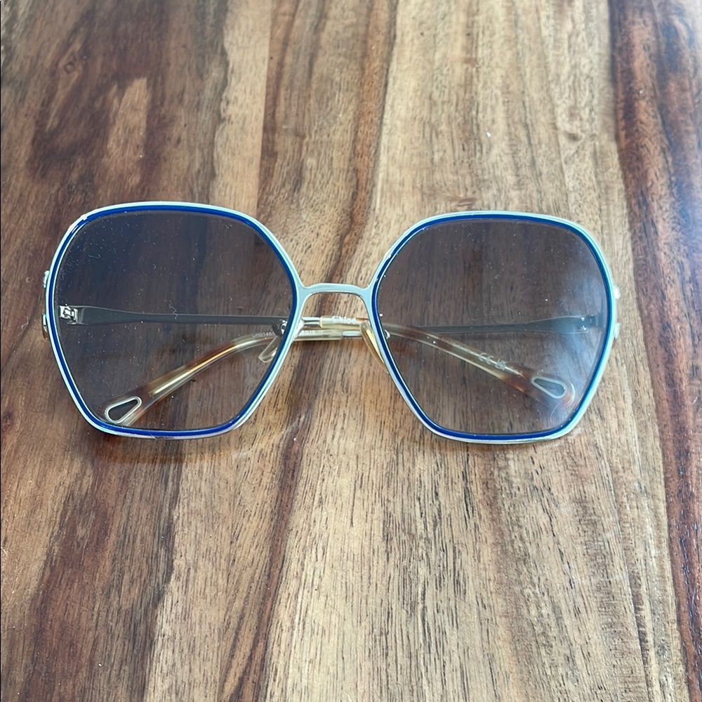 Chloe gold sunglasses